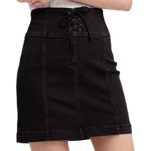 Free People Modern Femme Corset Mini Skirt